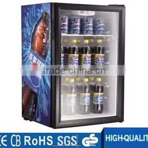 One Door Commerical Beverage Cooler With Wheels for Beverage thumbnail-4