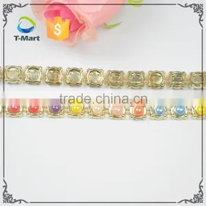 Fancy Multicolor Golden Chain thumbnail-3
