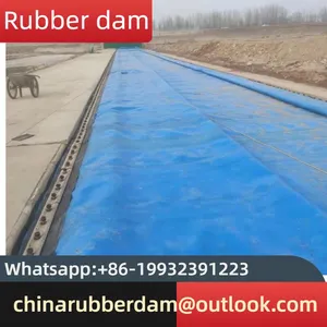 Production of Customized Rubber Water Storage Dam, Overall Sloping Rubber Dam, Inflatable Flood Control Dam thumbnail-1