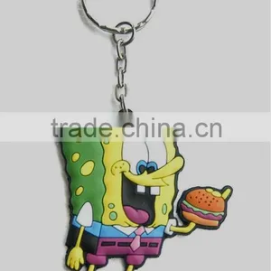 3D PVC Key Fobs, Cute Cartoon Character Rubber Key Chains for Kids thumbnail-1