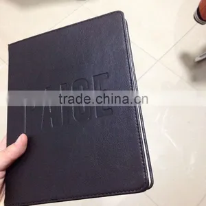 Pu Leather Stitching Notebook With Embossing Logo thumbnail-1