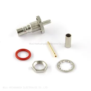 Crimp for RG718 RG316 Cable QMA-KY-1.5 Coaxial Adapter 50ohm QMA RF Conenctors thumbnail-1