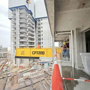 Tower Crane Used Materials Retractable Loading Platform Deck thumbnail-1