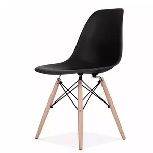 Modern Stacking PP Outdoor Dining Plastic Chairs thumbnail-1