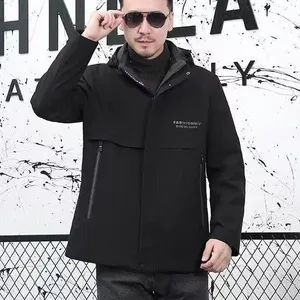 Men's New Winter Thickened Detachable Shell Replacement Fur Coat With Rabbit Fur Filling thumbnail-2
