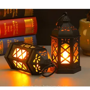 Vintage LED Lantern Lamps, Battery Powered Hanging for Wedding & Festival Decor Wholesale thumbnail-1