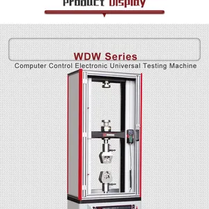 Computer Control Electronic Universal Testing Machine HST WDW-10E 10KN 20KN Single Column Double Space Class 0.5 thumbnail-2