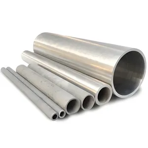 Aluminium Round Tube 6063 Alloy Mirror Polish Bright Dip Finish Diameter 15-80mm for Jewelry Display thumbnail-1