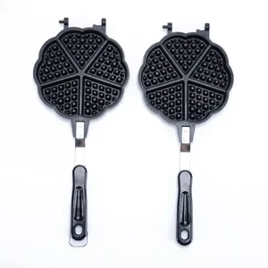 C11-WM5021 Manufacturer Easy Take Cast Iron Gas Waffle Makers For Camping thumbnail-4