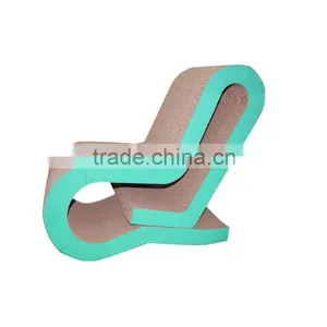 Letter D Shape Chair Made by Recyclied Paper, Recyclied Chair, Disable Deck Chair Paper Made thumbnail-1