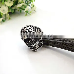 Rocker Stainless Steel Jewelry Punk Skull Rings for Men thumbnail-5
