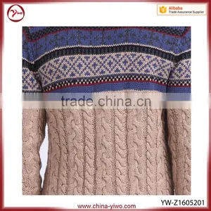 Custom Latest Comfortable Plain Men Knitted Sweater thumbnail-5