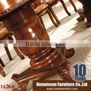 Antique Wooden Inlay Dining Room Furniture thumbnail-4