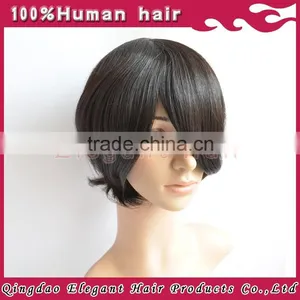 High Quality 100% Human Remy Hair PU Injection Toupee thumbnail-2
