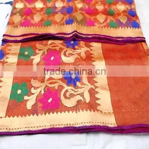 Handloom Tissue Net Saree thumbnail-1