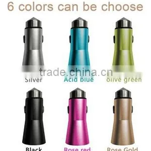 2 Port Colorful Micro Auto Universal Dual USB Car Charger For IPhone IPad IPod 3.1A Mini Car Charger Adapter thumbnail-3