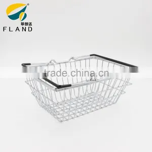 Yangjiang OEM High Quality Basket for Children Mini Metal Wire Shopping Basket thumbnail-6