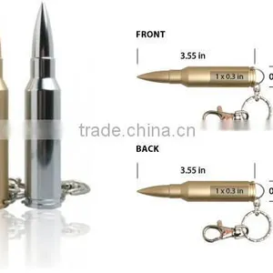 Bullet Shaped Usb Flash Drive 4gb With Free Custom Logo Supplier's Choice thumbnail-1