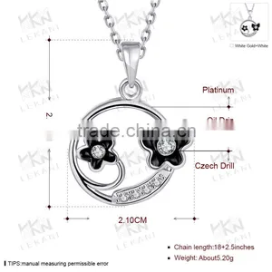 Factory Outlet White Gold Plated Necklaces / Tin Alloy 18k Necklace Chain thumbnail-3