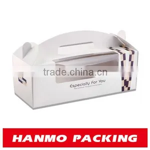 Custom Made&printing Coated Paper Box for Cake With PVC Window thumbnail-1