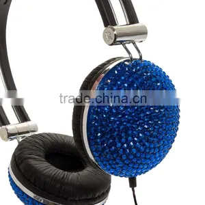 Crystal Rhinestone DJ Over-Ear Headphones thumbnail-3