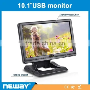 10.1 Inch Lcd Screen Folding Resistive Touch Computer Monitor thumbnail-1