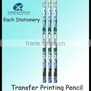 Hot Sales 7inch HOT Heat Transfer Printing Pencil With Eraser ,round ,Office&. School Yiwu Pencil Factories,pencils With Logo thumbnail-1