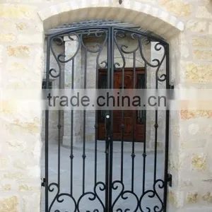 Wrought Iron Exterior Door,double Entry Door,single Entry Door,iron Gate,security Gate, thumbnail-1
