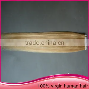 2015 Wholesale Cheap Double Sided Pu Hair Extension Unprocessed Brazilian Virgin Human Tape Hair Extension thumbnail-5