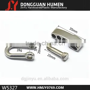 Stainless Steel U Shackle Buckle , Metal Screw d Shackle thumbnail-1