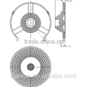 Edison Newest 75mm 24degree COB Led Lens for Spotlight Downlight Application DK7524-JC-4S thumbnail-2