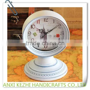 Wrought Iron Country Style Desk Clock thumbnail-3
