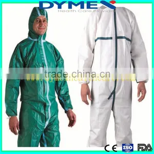 White Disposable Coverall/Disposable Polypropylene Coveralls thumbnail-1