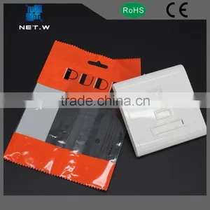RJ45 Faceplate Wall Face Plate 86x86mm thumbnail-2