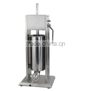 5L Vertical Commercial Sausage Stuffer 15LB Two Speed Stainless Steel Meat Press thumbnail-2