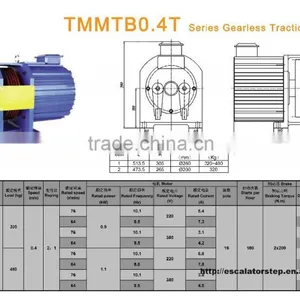 TMMTB4.0T , Traction Machine ,Elevator Traction Machine thumbnail-1