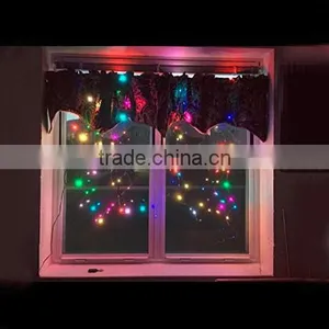 Fullbell Low Voltage Lighting 7ft 20 LEDS Warm White Starry Lights Fairy Lights Ultra Thin String Copper Wire AA Battery Powered thumbnail-2