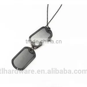 2016 New Unique Designer Mens Military Army Style Black 2 Dog Tags Chain Mens Pendant Necklace Jewelry Accessories Hot thumbnail-5