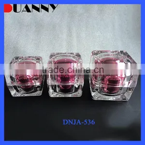 Pink Square Cosmetic Jar Packaging,Pink Cosmetic Jar thumbnail-6