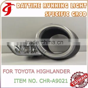 High Quality FOR TOYOTA HIGHLANDER LED CAR DRL Daytime Running LIGHT thumbnail-3