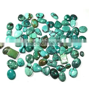 Tibet Turquoise Stone Natural Semi Precious Stones Wholesale Loose Cabochon Gemstones Authentic Gemstones thumbnail-1