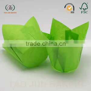 Baking Cups for Cake Flower Petal Paper Cups Printed Color SGS Certificated Paper thumbnail-4