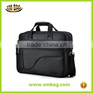 Black Polyester Laptop Messenger Bag Computer Bag Laptop Briefcase thumbnail-1