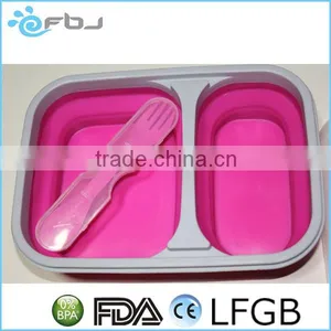 ~ Plastic Durable Bento Lunch Box With Compartment thumbnail-5
