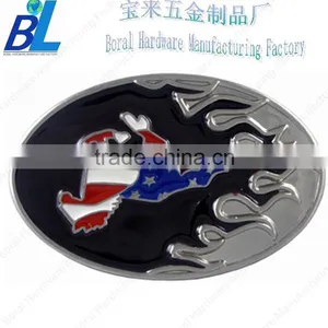 Jelly Painted US Zinc Alloy Unique Metal Belt Buckles thumbnail-1
