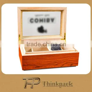 China Manufacturer Wooden Cabinet Cigar Humidor thumbnail-1