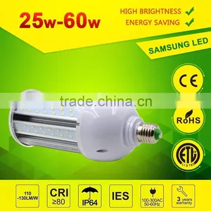 CE ROHS ETL High Lumens 130Lm/W 3 Years Warranty IP64 Waterproof 40W Dimmable Led Corn Light thumbnail-6