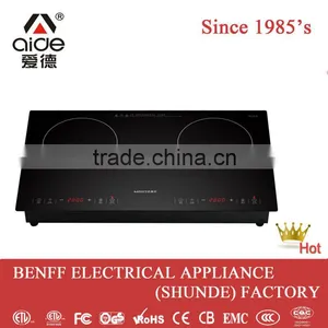 Easily Cleaned Uses of Electric Solar 2 Plate Induction Cooker thumbnail-1