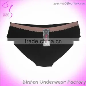 Latest New Design Mesh Contrast Color Seamless Super Sexy Panties thumbnail-1