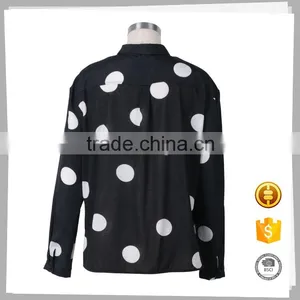 Garments Supplier New Fitness Ladies' Chiffon Blouse thumbnail-2